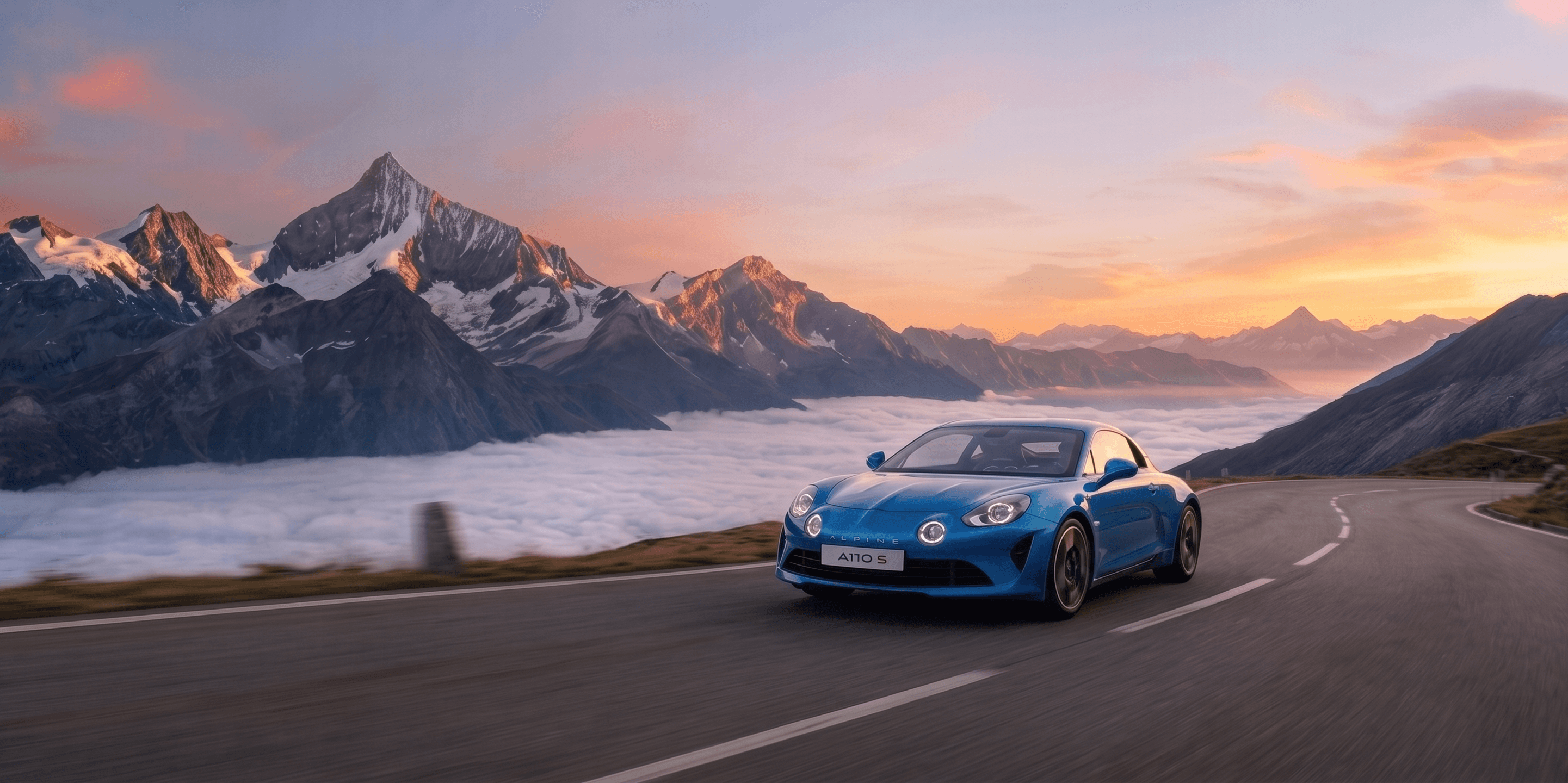 Route de montagne alpine