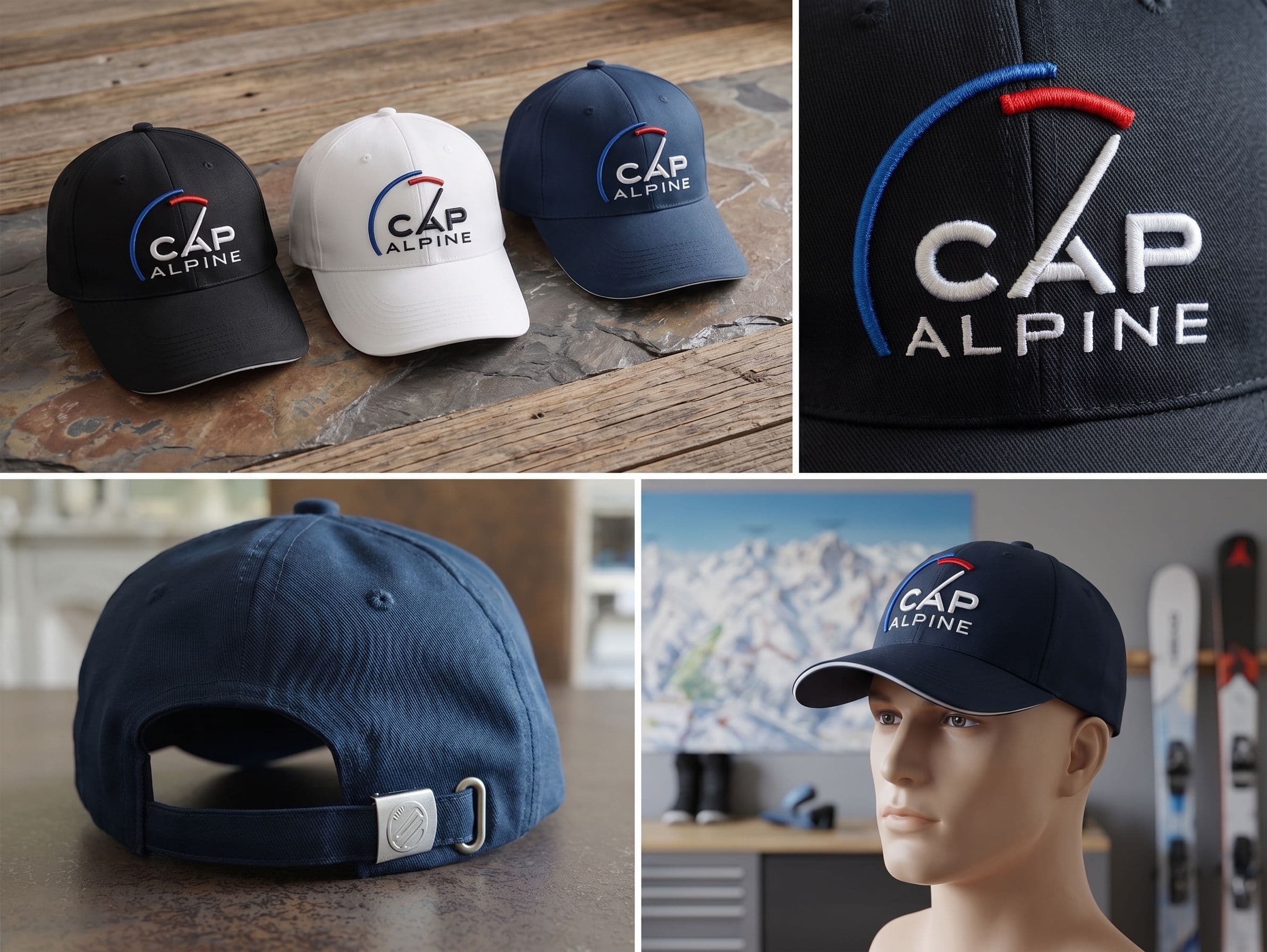 Casquette brodée CapAlpine