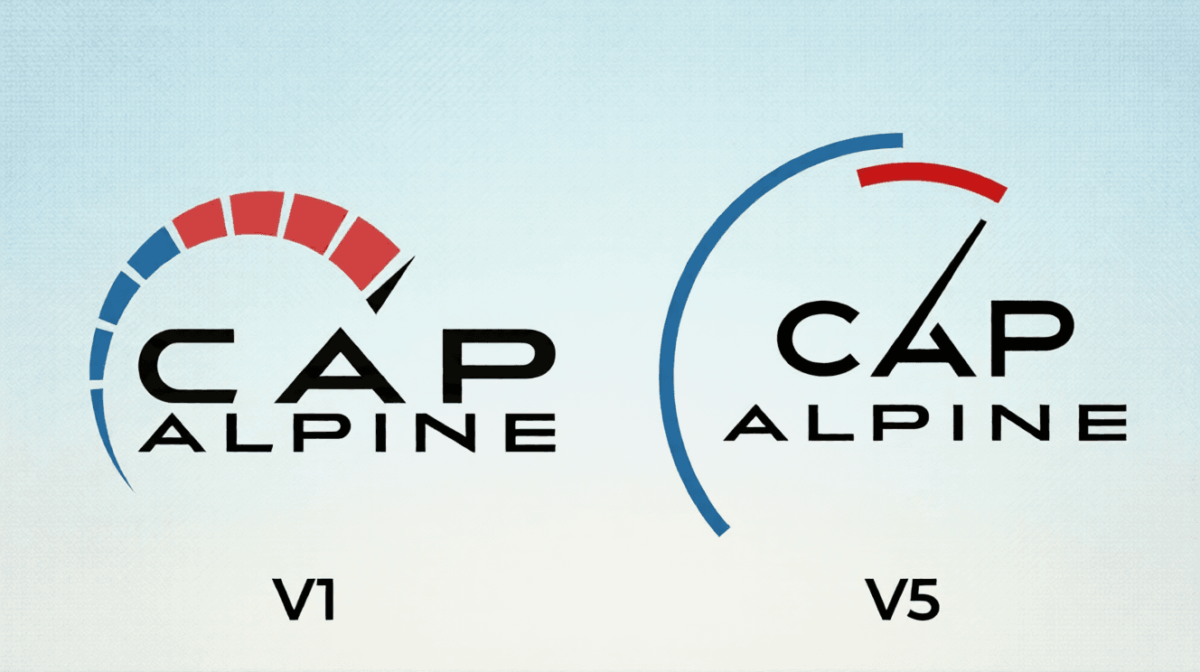 La genèse de CapAlpine, de l'esquisse à l’identité définitive